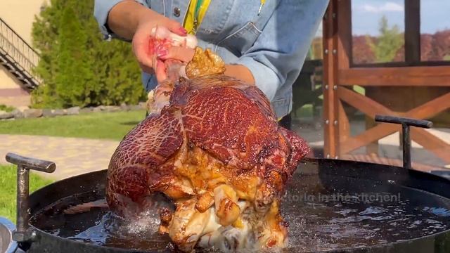 25КГ Вкуснейшего СТРАУСА! Целая Нога Самой Большой Птицы в Мире