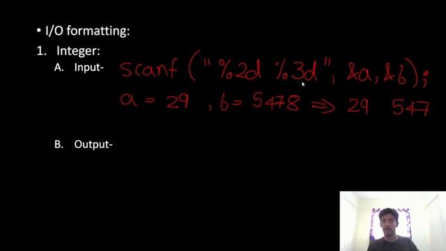#3 I/O Formatting in C | Format Specifiers in C | Programming in C