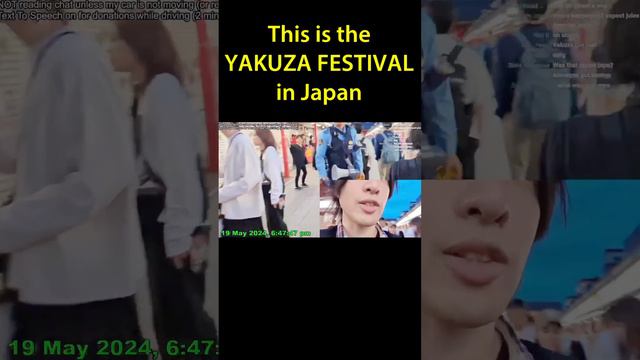 This is the YAKUZA FESTIVAL In Tokyo