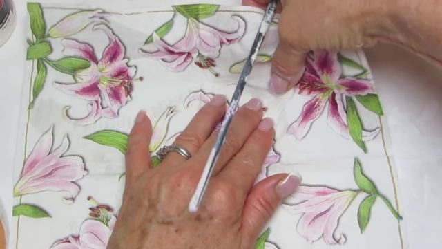 DIY Decoupage Supermarket Candle