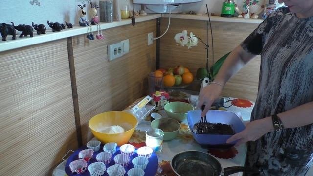 Шоколадные капкейки