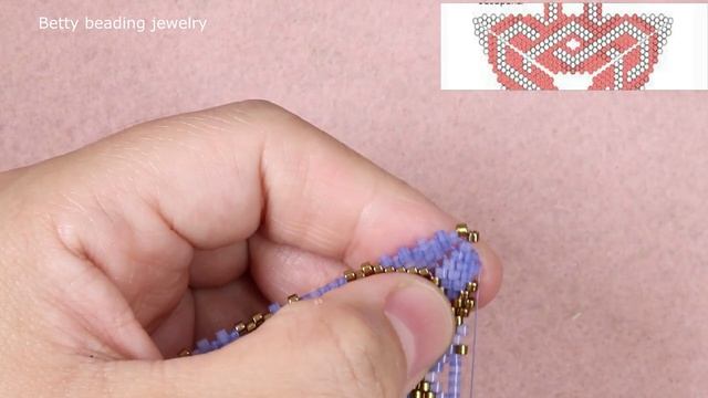 Кулон - Stylish beaded pendant elegant and beautiful beading  tutorial