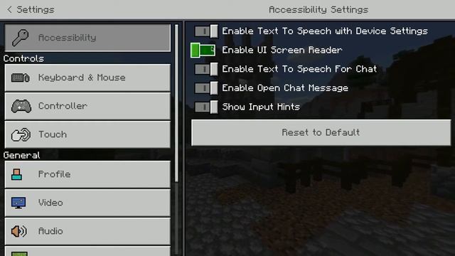 Minecraft: Education Edition - Account Settings and Accessibility