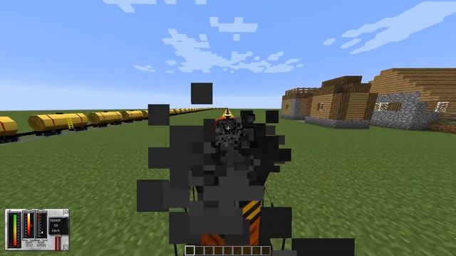 Самый Длинный Поезд - Minecraft