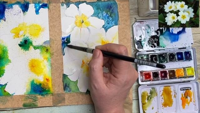 Stunning Backgrounds Using Brusho  Watercolour