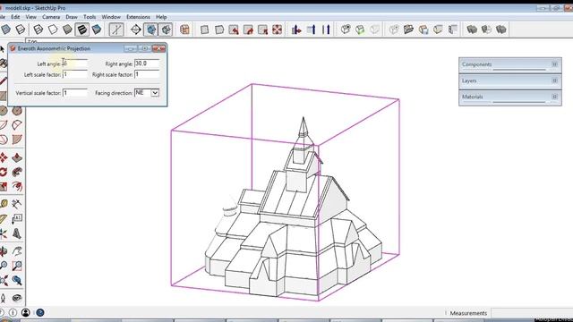 Eneroth Axonometric Projection