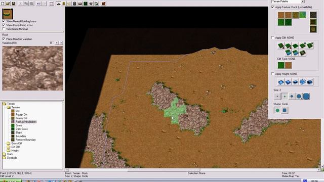 Warcraft 3 World Editor How To make a Easy Terrain Noob verison