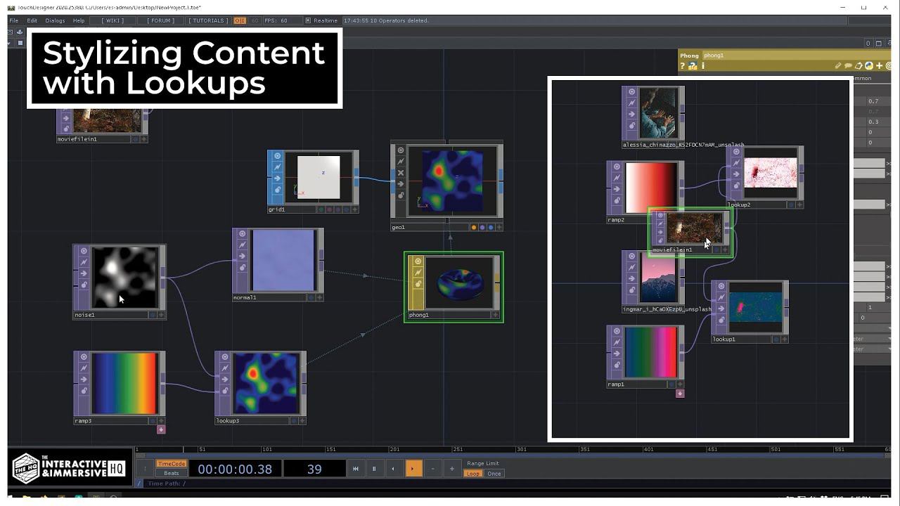 Stylizing Content with Lookups in TouchDesigner - Tutorial