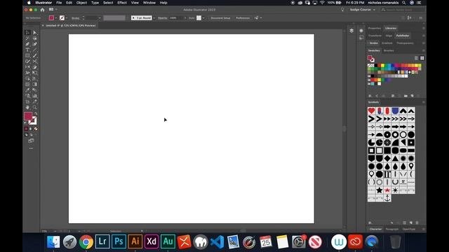 Video 425 - Symbols Explained - Badge  Sticker Template Design With Adobe Illustrator