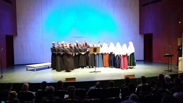 Днесь Христос в Вифлиеме раждается от девы. Хор Лиговской общины г. Санкт - Петербург. ММДМ 10.5.19