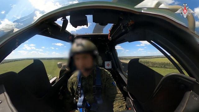 Боевая работа вертолета Ми-28НМ ГрВ «Север»