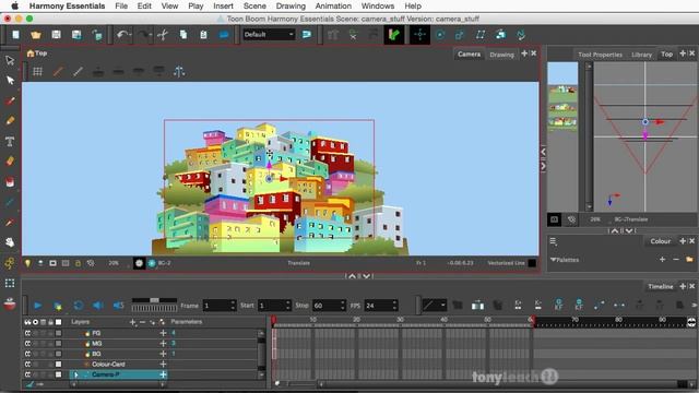Toon Boom Harmony: Using the Camera