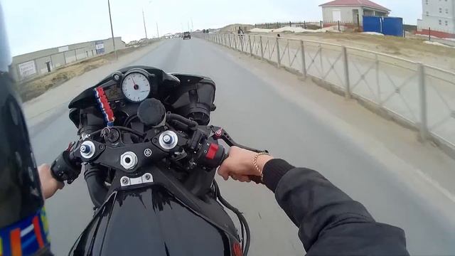 мини прохват на YAMAHA R6