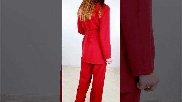 Трендовый модный костюм ( пиджак плюс брюки )