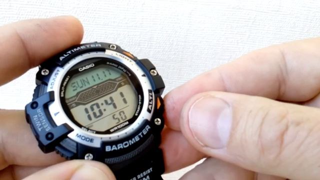 CASIO SGW-300H САМЫЙ НЕДОРОГОЙ PRO TREK. ОБЗОР ФУНКЦИОНАЛНАСТРОЙКА