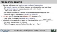 20: Phase Vocoder (part 3), C++ Real-Time Audio Programming with Bela
