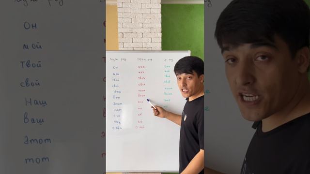 Ҷонишинҳои забони русиро бо родҳо меомузем
