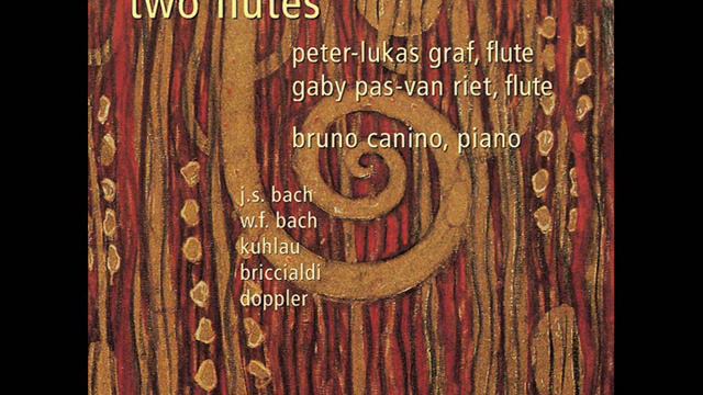 Peter-Lukas Graf - Johann Sebastian Bach: Trio Sonata in G Major for Two Flutes & B.C., BWV 1039