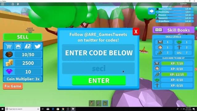 Adventure Simulator Codes!