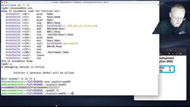 ED 202 Linux Buffer Overflow Without Shellcode