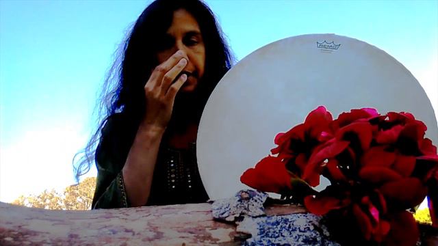 Frame Drum stroke connection to elements: Frame Drum Circle Demo- Element Song  w/ Miranda Rondeau