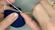 Crochet tutorial: How to change yarn color, Thread Change. Crochet toys