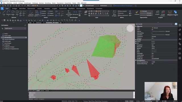 BricsCAD: Höhenlinien erzeugen und beschriften