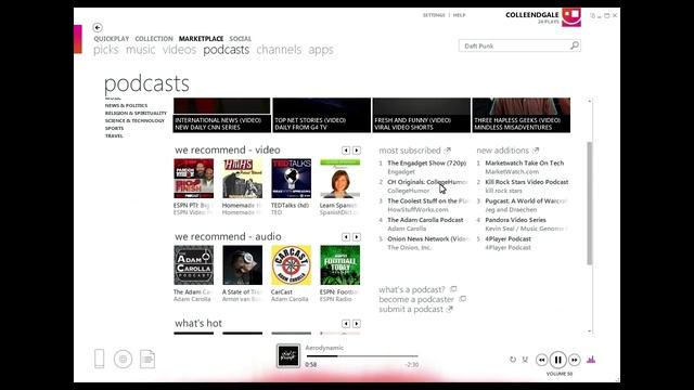 Zune Marketplace 4.0 PC