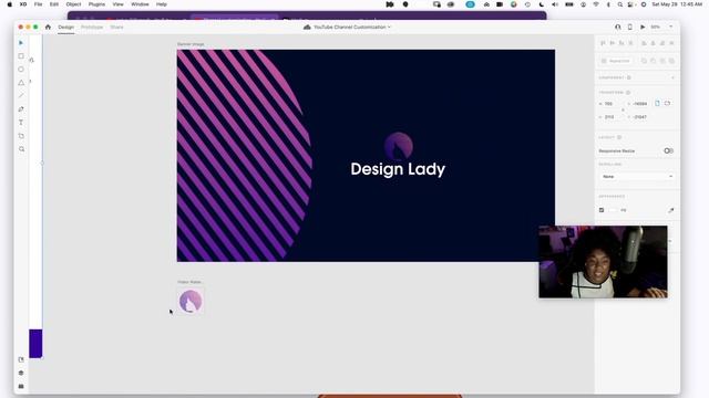 Customizing my YouTube Channel with Adobe XD