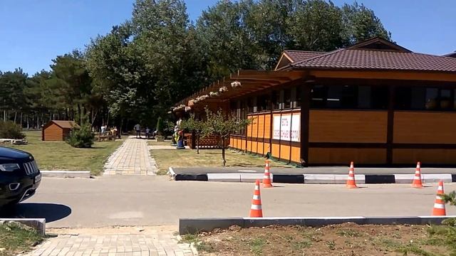 Отдых в Анапе 2017. База отдыха и ресторан "Хуторок" в районе Джемете.