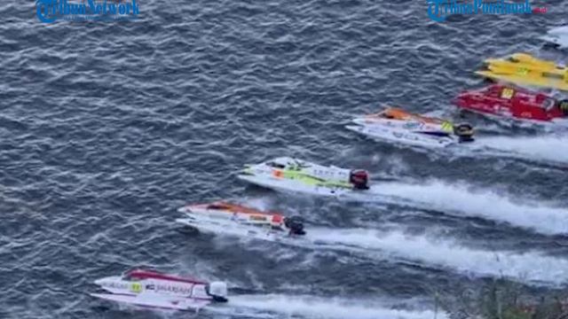 F1 Powerboat Danau Toba: Angin Kencang Bikin Jadwal Berubah, Tak Ada Pemanasan