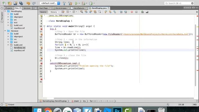 Reading In Text From Files In Java