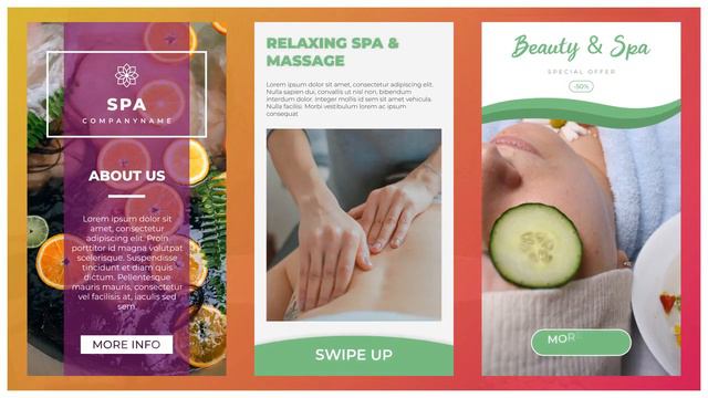 Beauty Spa Stories Motion Graphics Templates