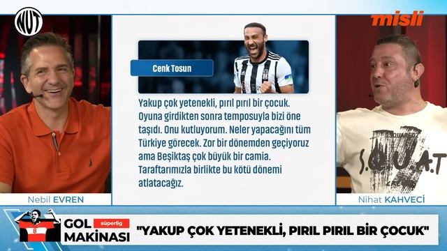 Beşiktaş 2 - 0 Gaziantep FK Maç Sonu | Nihat Kahveci, Nebil Evren | Gol Makinası