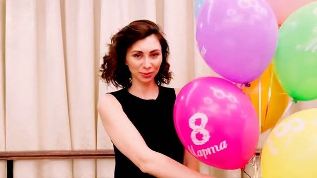 Воздушные шары на 8 марта