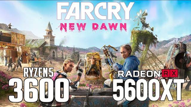 Far Cry New Dawn on Ryzen 5 3600 + RX 5600 XT 1080p, 1440p benchmarks!