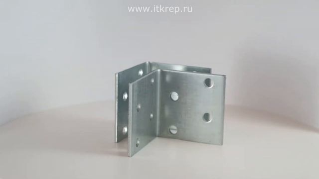 Крепежный уголок равносторонний оцинкованный