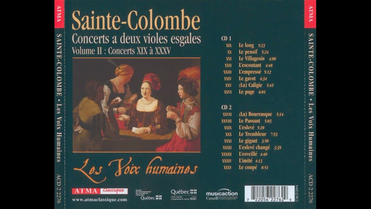Jean de Sainte-Colombe - Concerts a deux violes esgales, Volume II (CD1-CD2)