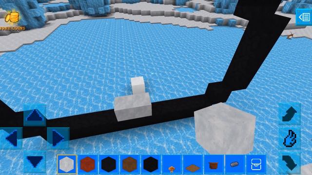 ✔  REALMCRAFT:  How to make / build 2D Snowman ❓ | Free Minecraft Style Game #building_tutorial
