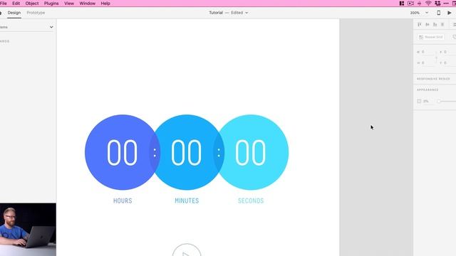 Auto-Animate a Countdown Timer in Adobe XD