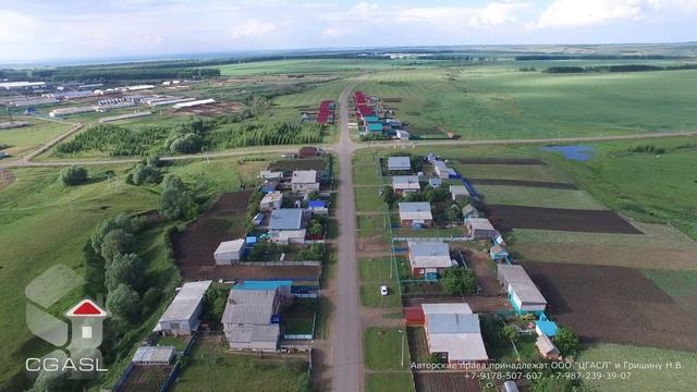 Аэросъемка деревни Аняково (родина М. Ш. Шаймиева)