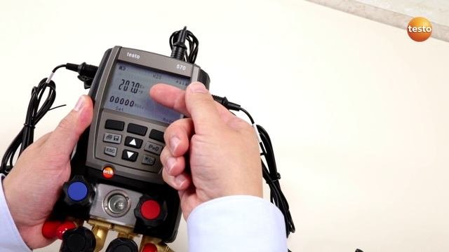 Testo 570. 4. Выбор режима измерения