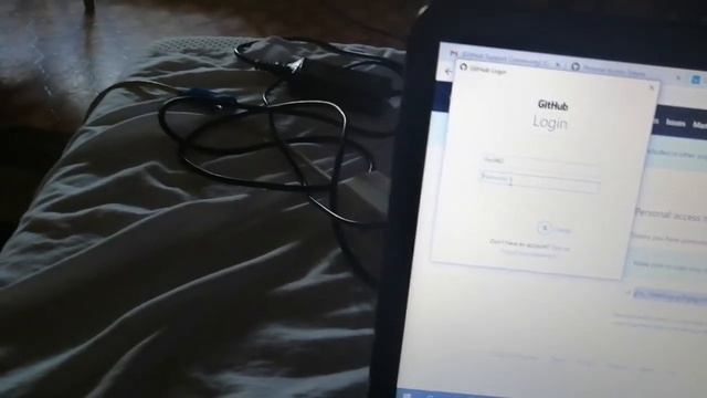 github login problem, with push command on command line