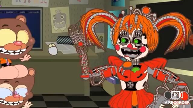 Mongo e drongo five night at fredds 6 noite 5 desenho animado