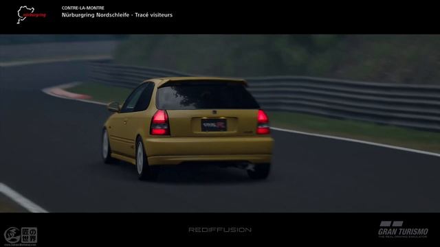 Gran Turismo Sport - Replay en Honda Civic Type R EK9 sur Nurburgring Nordschleife