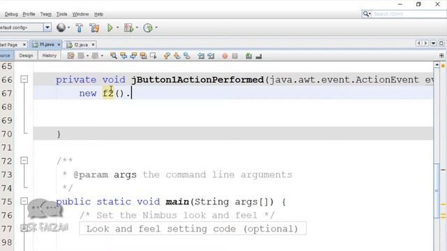 How to open Second JFrame form using First JFrame form  How to link one jframe to another frame