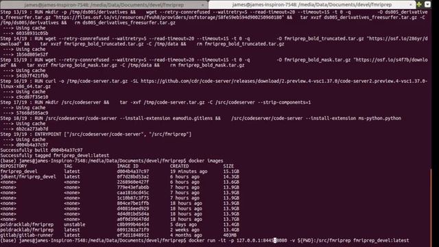 FMRIPREP Development Environment: code-server