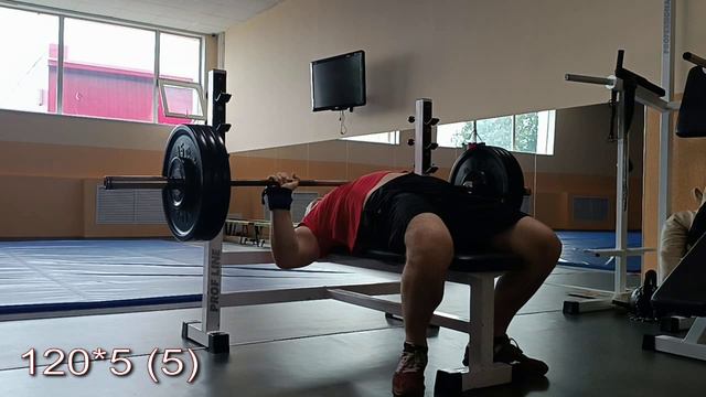 Жим лёжа в 55 лет. Linear bench press program. Мц2. Д1. (продолжение)