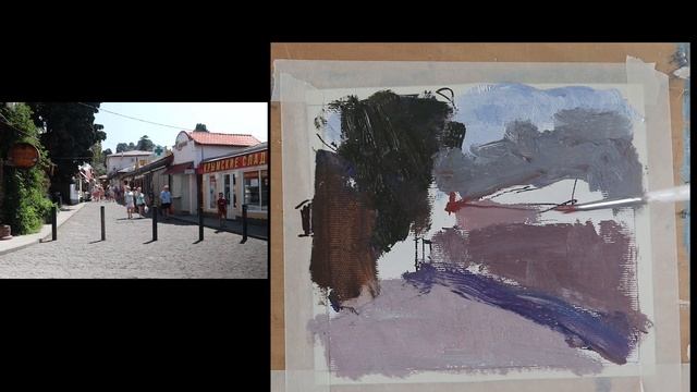 632 Скушнопись (живопись в процессе)