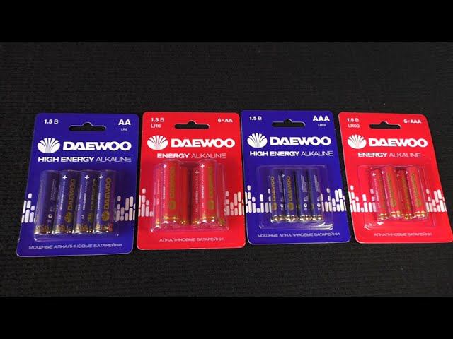 Тест батареек Daewoo